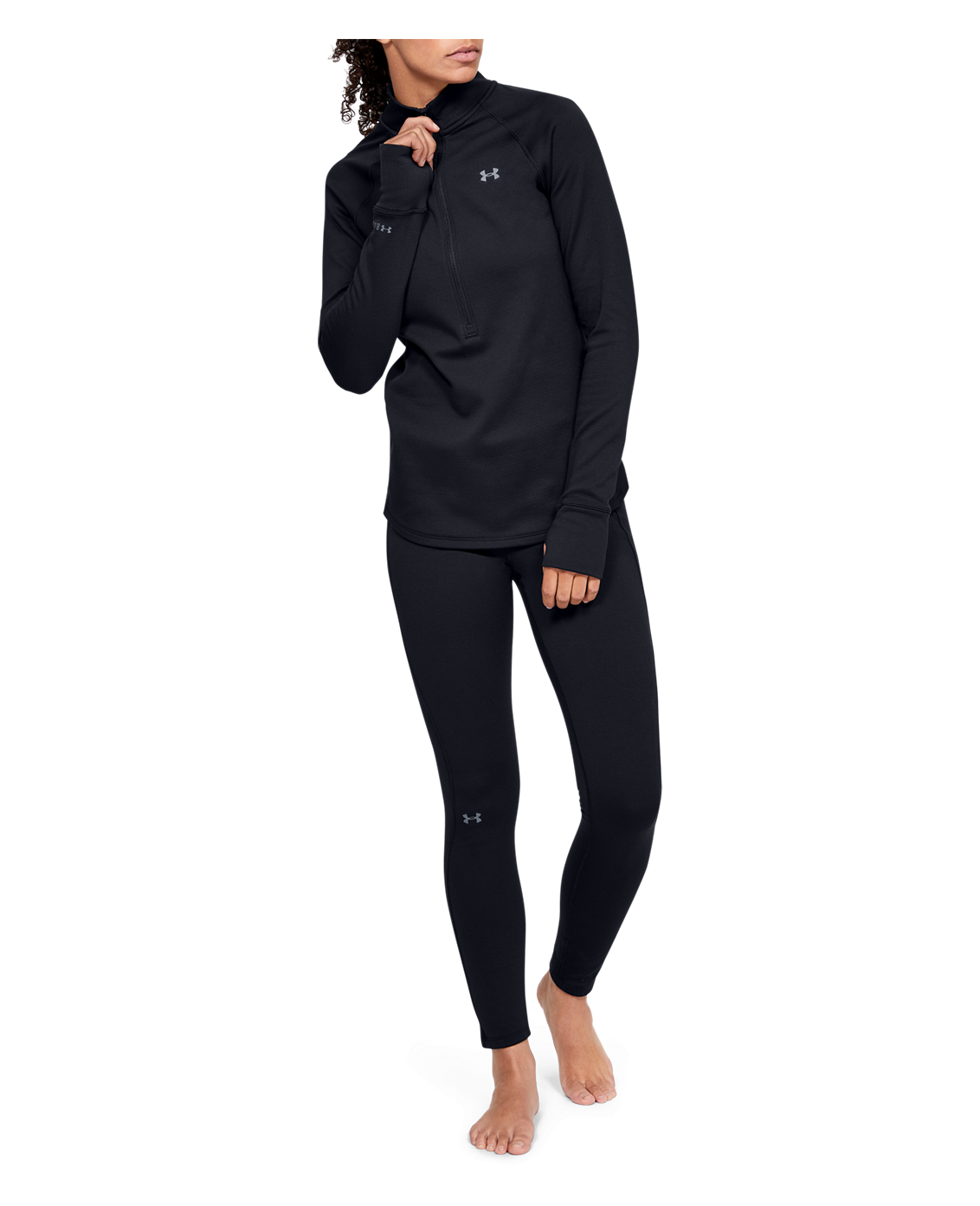 Under Armour Apparel Women's UA Base 4.0 ½ Zip