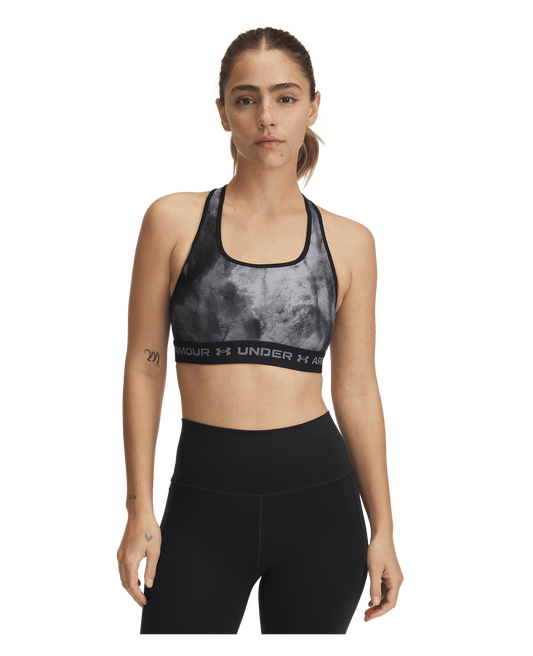 Women's Armour® Mid Crossback Printed Sports Bra