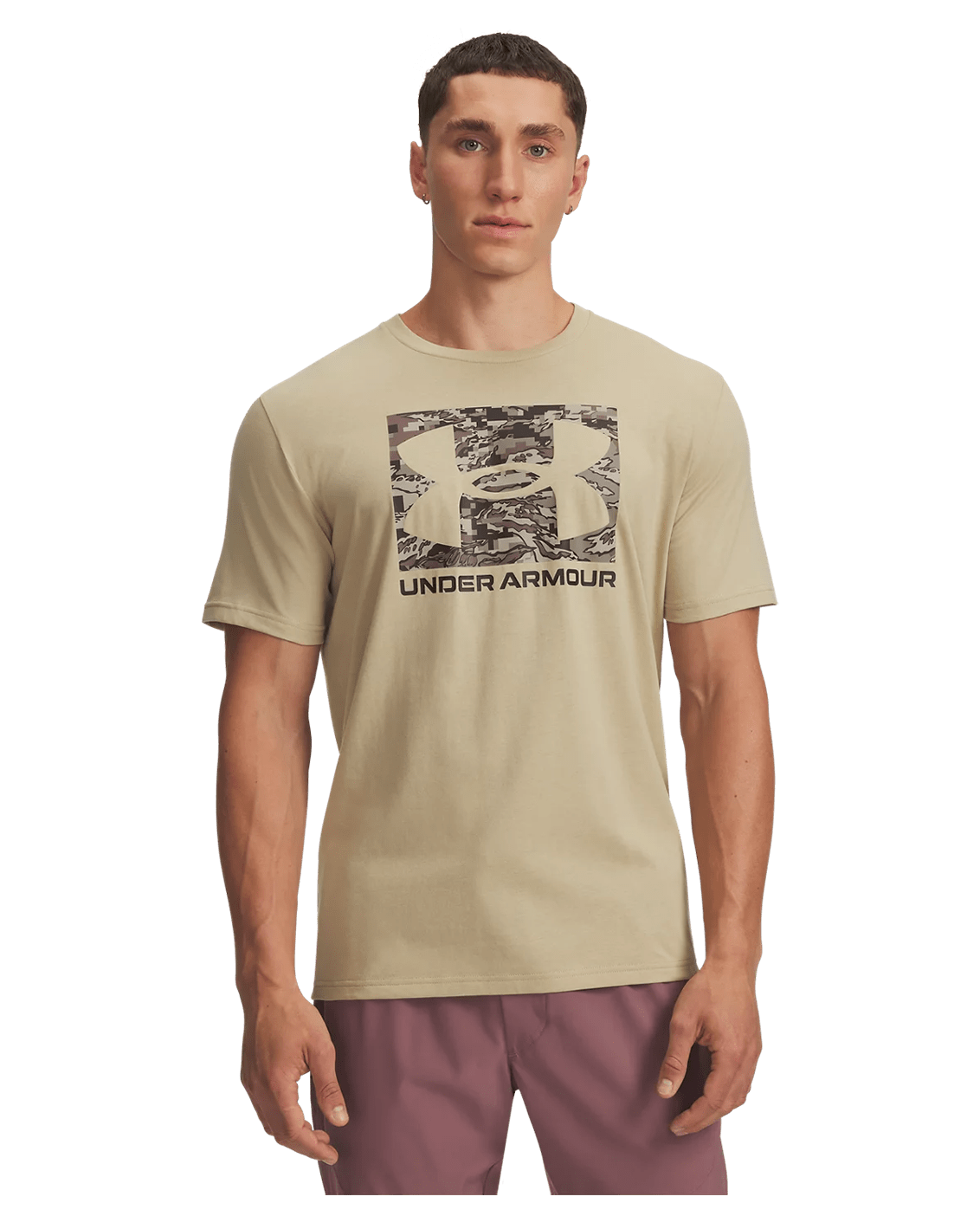 Under Armour Apparel UA ABC Camo Boxed Logo Men's Short Sleeve