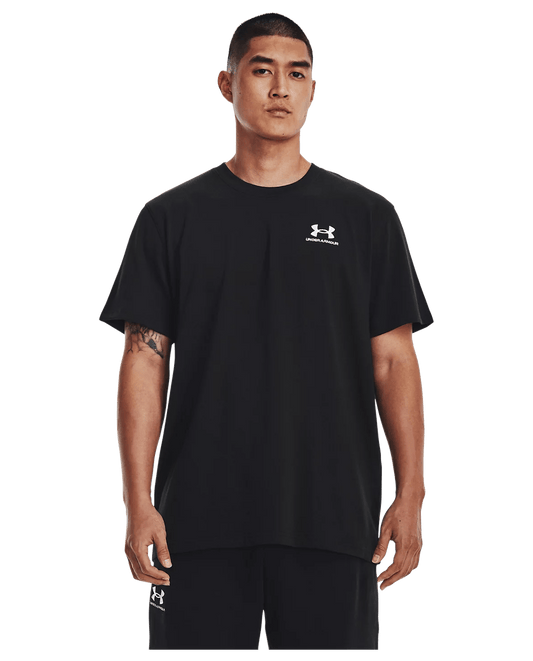 Under Armour Apparel Men's UA Logo Embroidered Heavyweight Short Sleeve