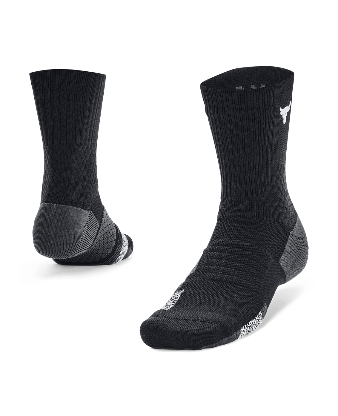 Under Armour Unisex Project Rock ArmourDry™ Playmaker Mid-Crew Socks