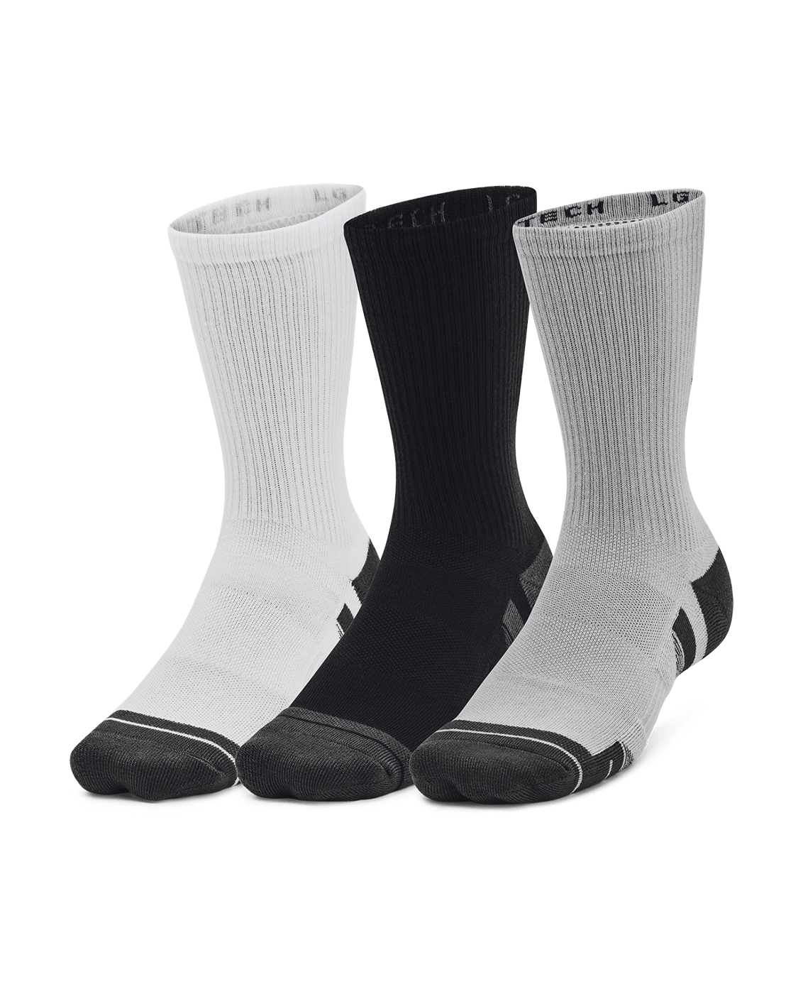 Under Armour Unisex UA Performance Tech 3-Pack Crew Socks