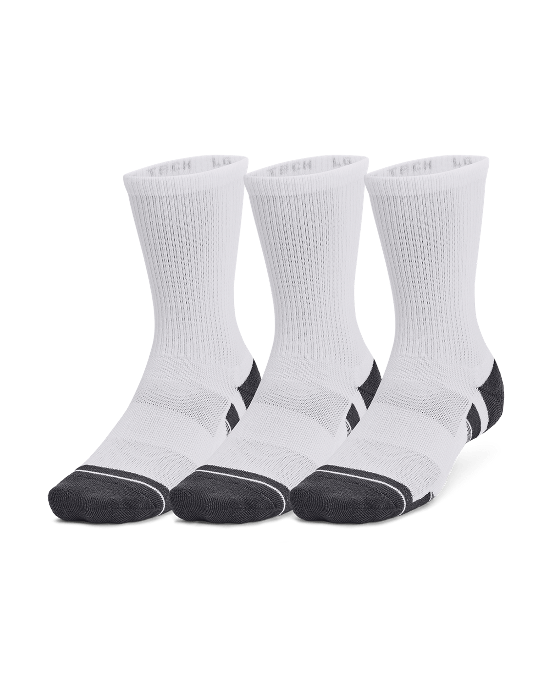 Under Armour Unisex UA Performance Tech 3-Pack Crew Socks