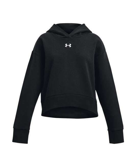 Under Armour Apparel Girls' UA Rival Fleece Crop Hoodie