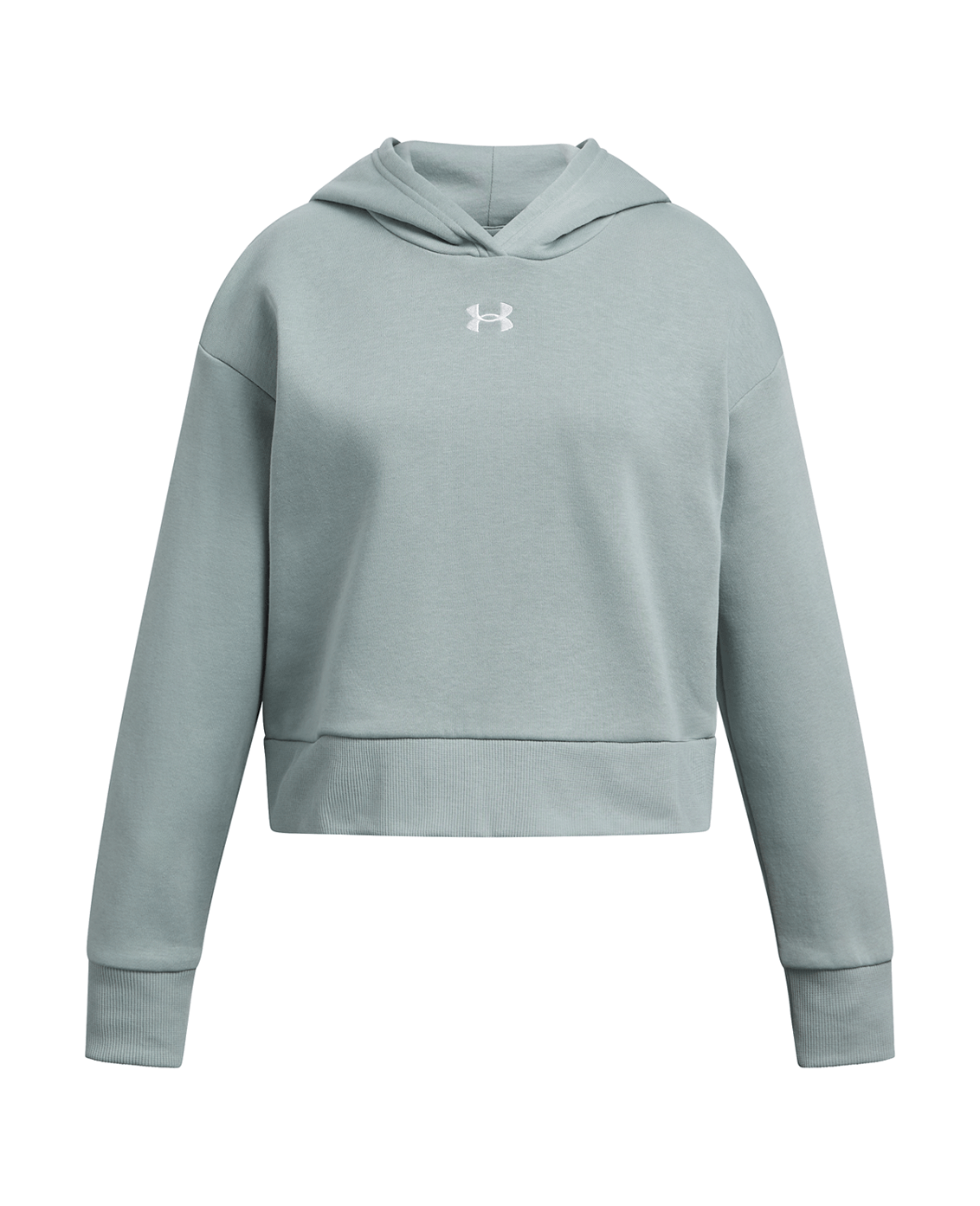 Girls' UA Rival Fleece Crop Hoodie