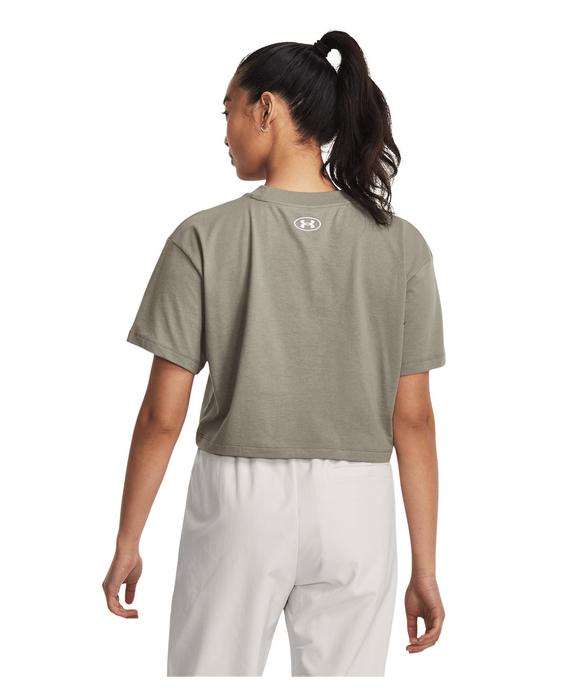 Women's UA Crop Logo Short Sleeve