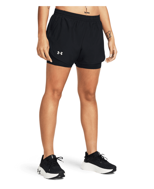 Under Armour Apparel Women's UA Fly-By 2-in-1 Shorts