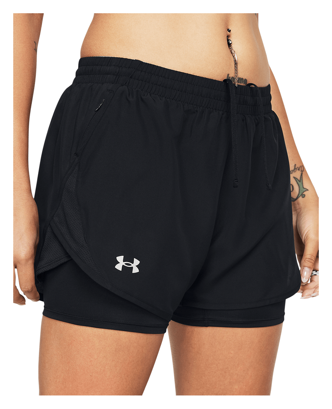 Under Armour Apparel Women's UA Fly-By 2-in-1 Shorts