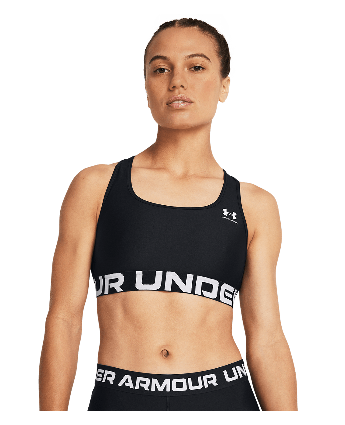 Under Armour Women's HeatGear® Armour Mid Branded Sports Bra