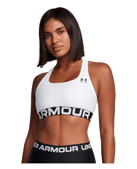 Women's HeatGear® Armour Mid Branded Sports Bra