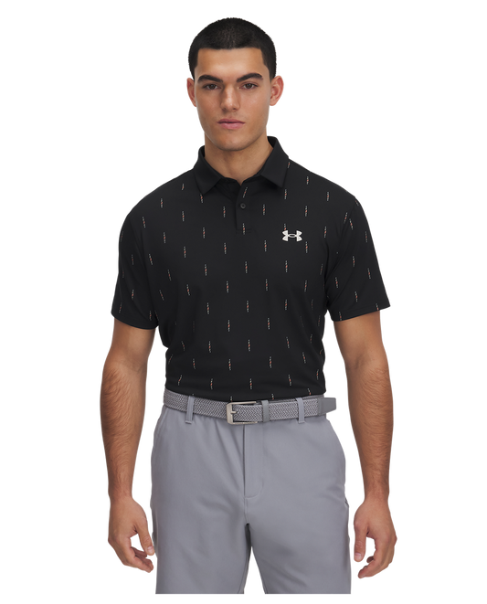 Under Armour Apparel Men's UA Tee To Green Printed Polo