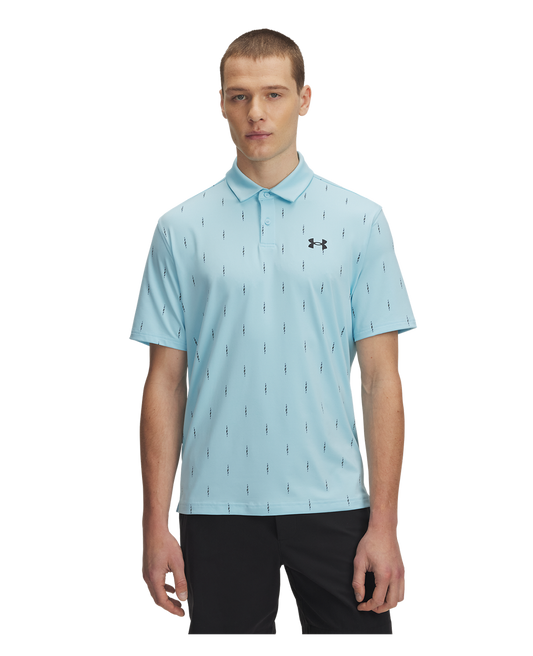 Under Armour Apparel Men's UA Tee To Green Printed Polo