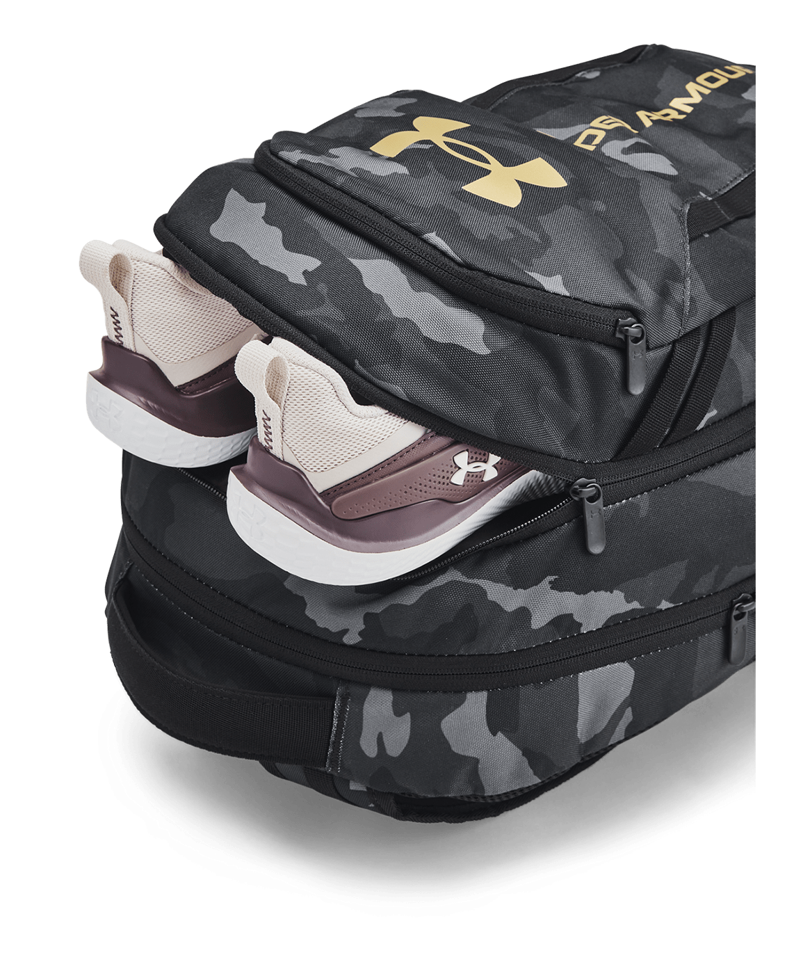 Under Armour Accessories Black/Black/MetallicGold / OSFM UA Hustle 6.0 Backpack