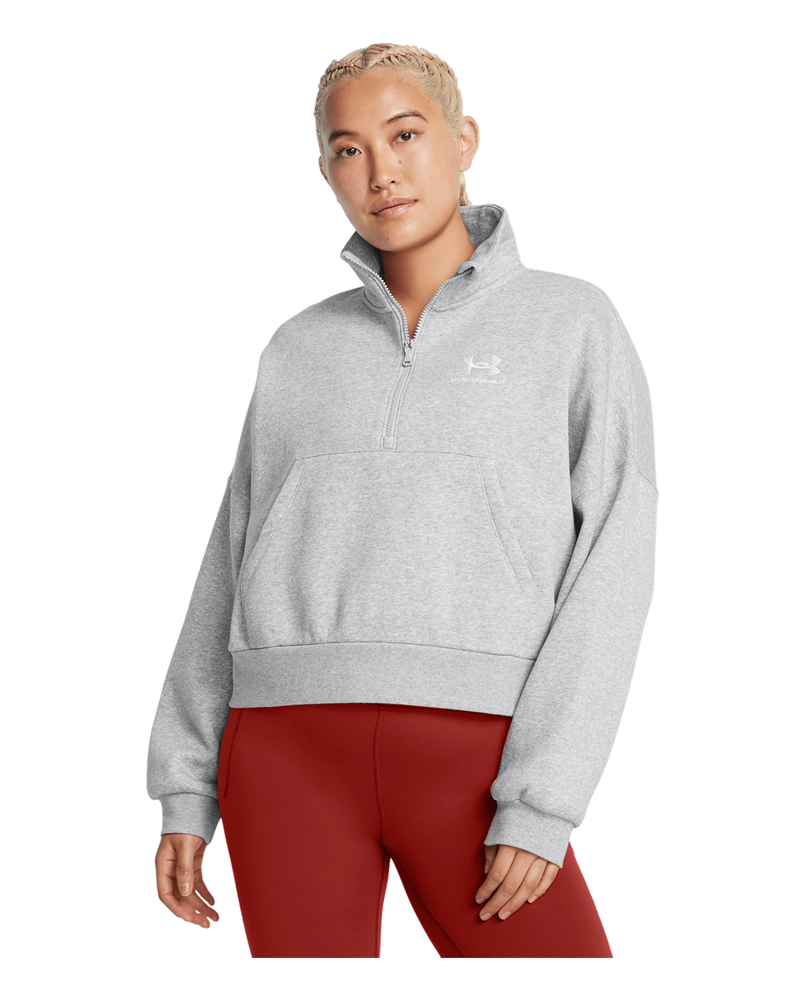 Women's UA Icon Fleece Oversized ½ Zip