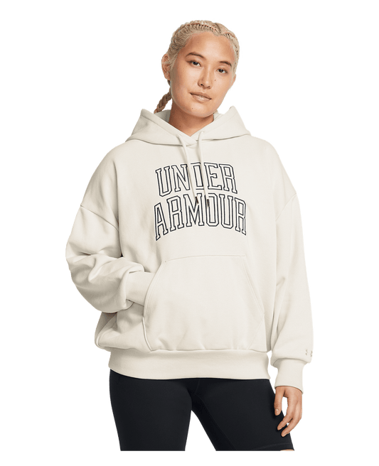 Under Armour Apparel Women's UA Icon Heavyweight Terry Oversized Hoodie