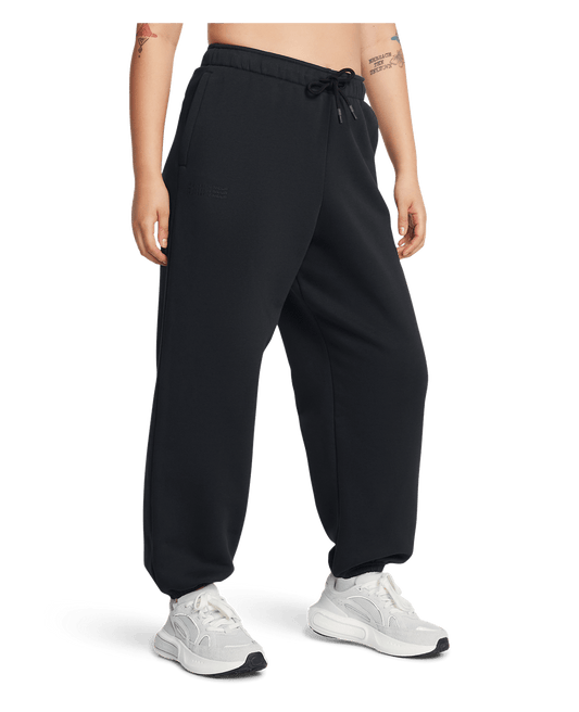 Under Armour Apparel Women's UA Icon Fleece Oversized Wordmark Pants