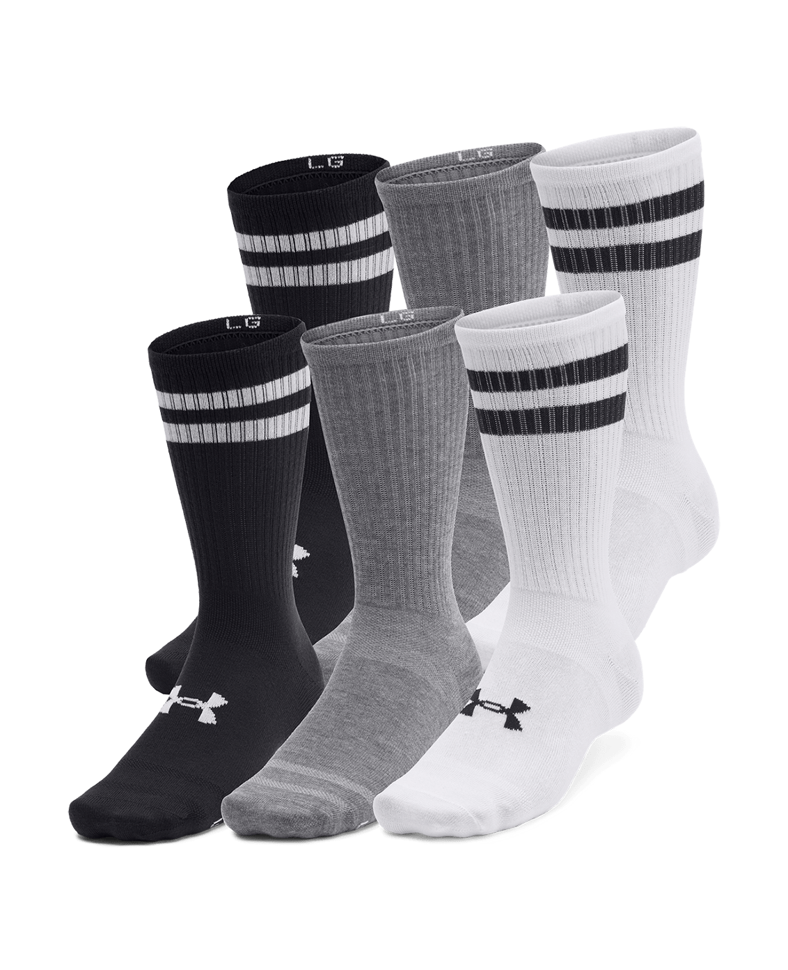 Unisex UA Essential 6-Pack Crew Socks