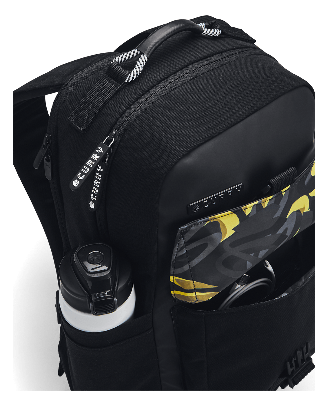 Under Armour Accessories BLK/CastlerockFullHeather/BLK / OSFM Curry Backpack