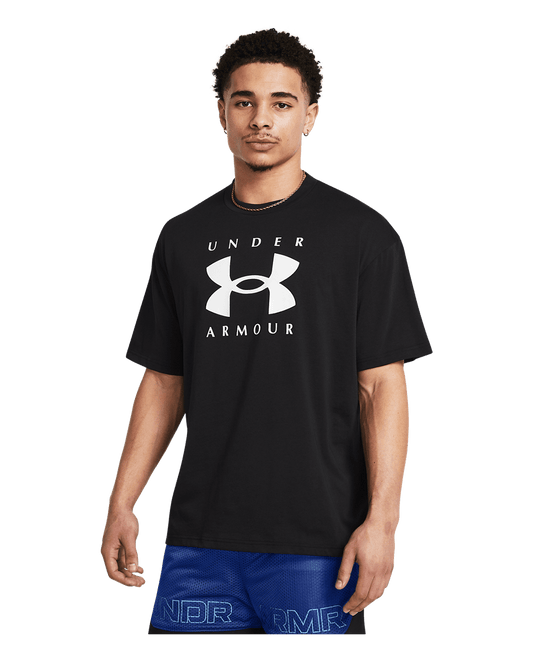 Under Armour Apparel Men's UA Heavyweight Oversized Branded Short Sleeve