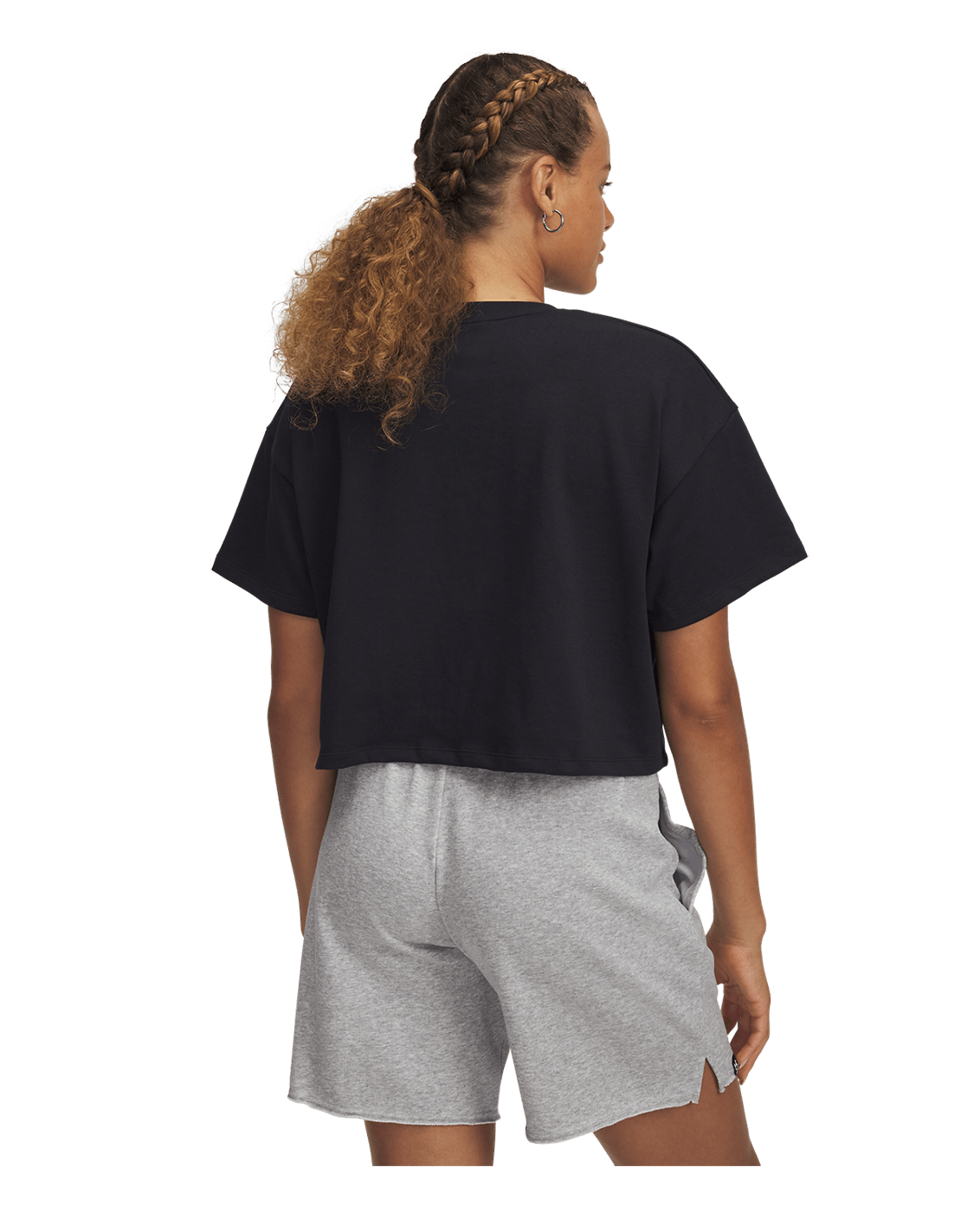 Women's UA Varsity Mix Heavyweight Crop Short Sleeve