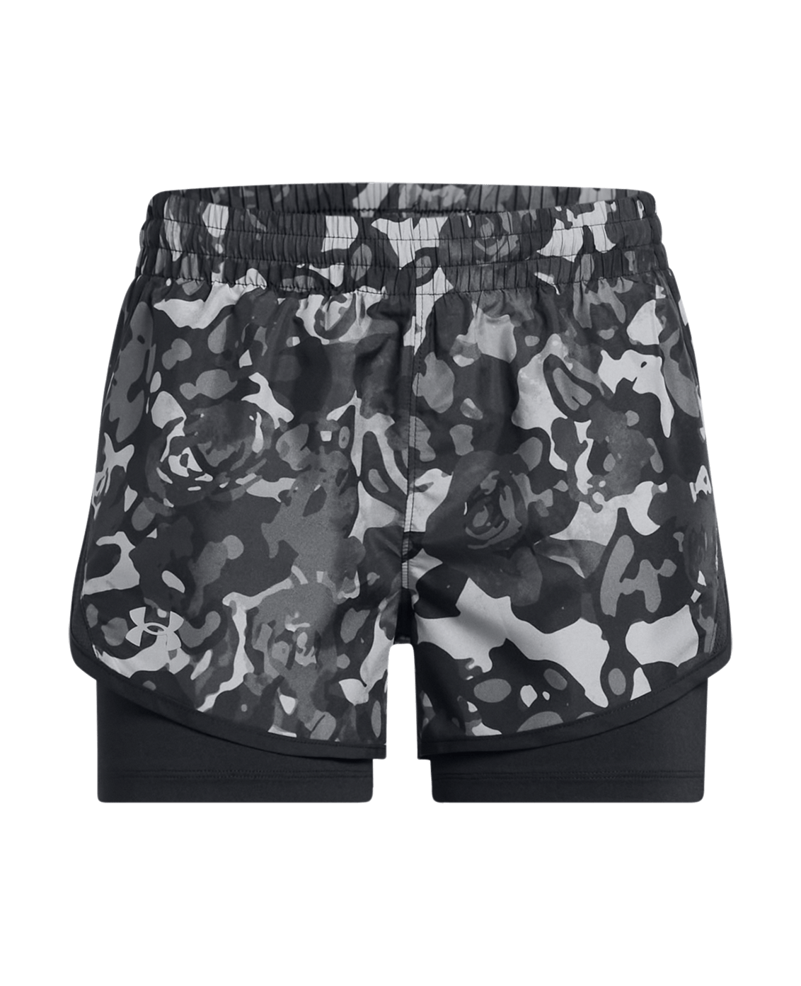 Girls' UA Fly-By Printed 2-in-1 Shorts