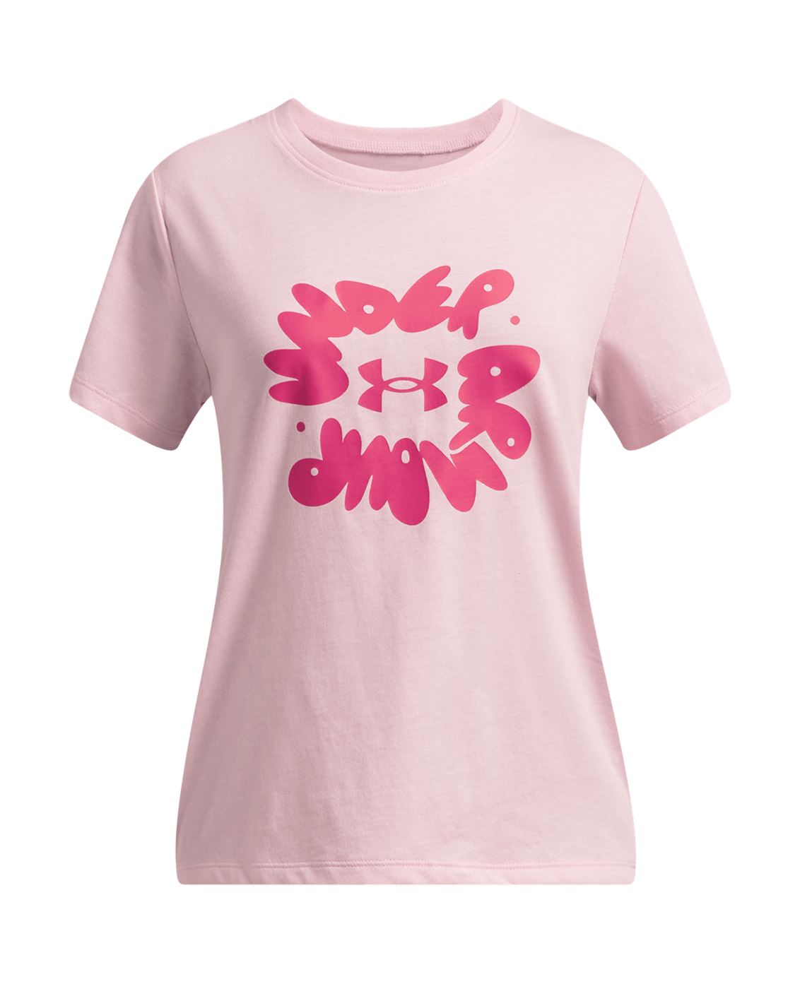 Girls' UA Bubble Wordmark Short Sleeve