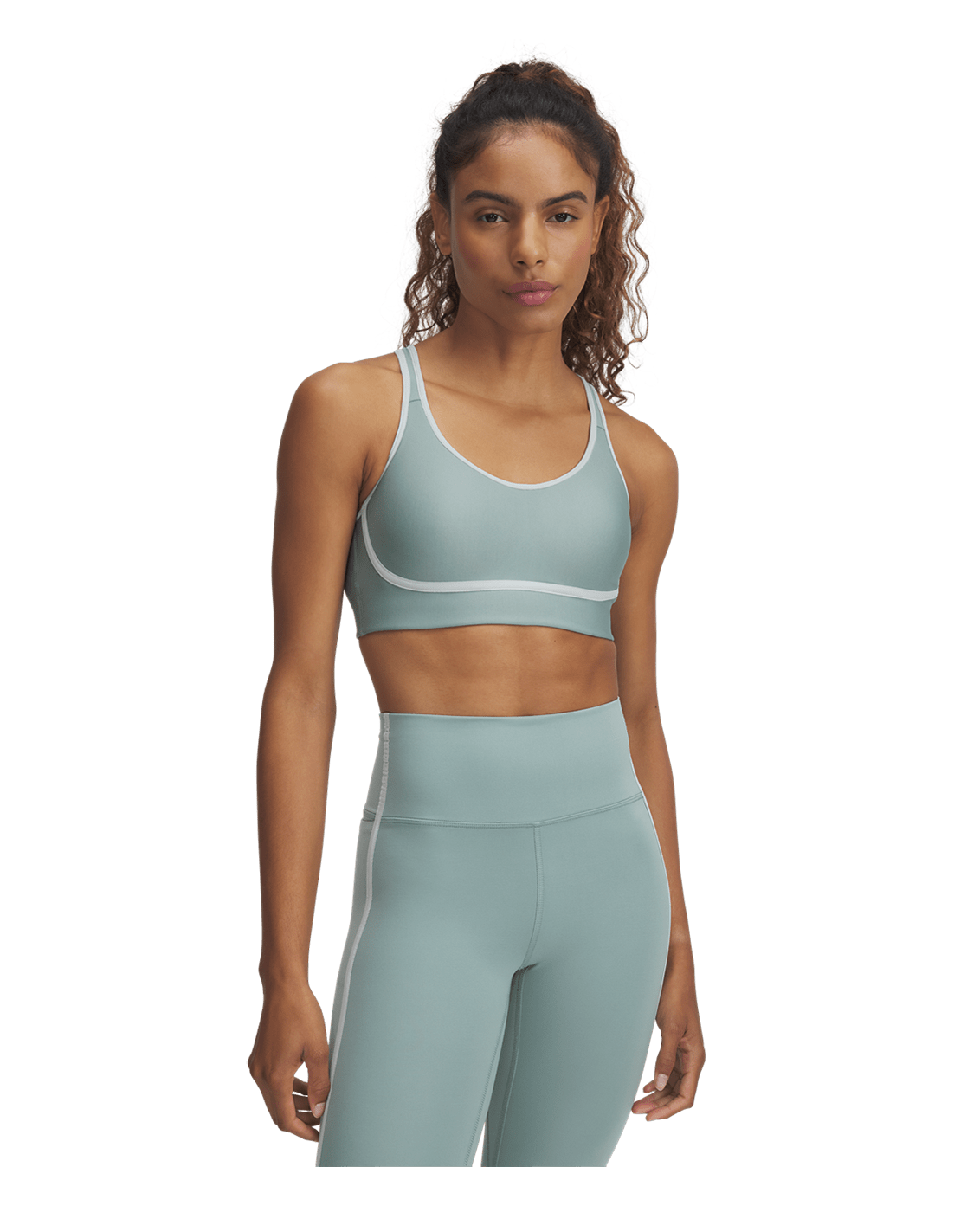 Women's UA Infinity Mid Piped Sports Bra