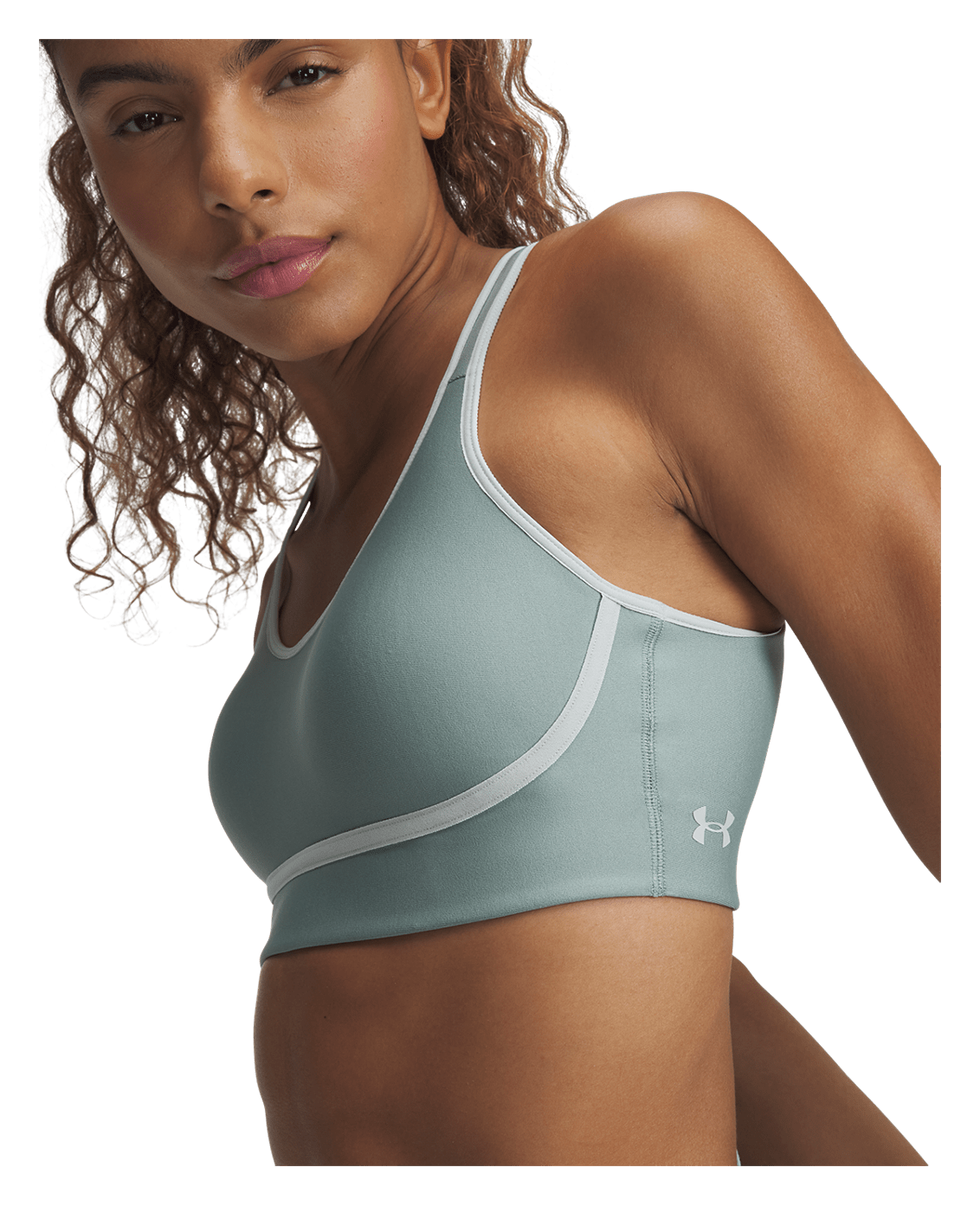 Women's UA Infinity Mid Piped Sports Bra