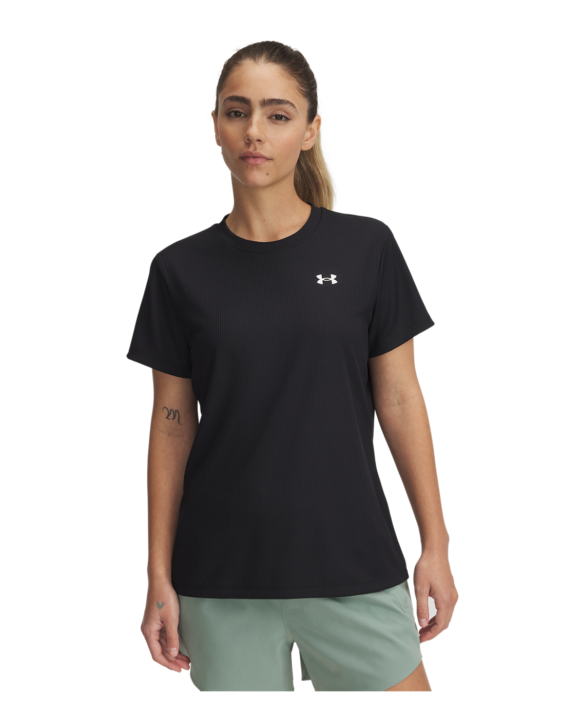 Under Armour Apparel Women's UA Tech™ Rib Short Sleeve