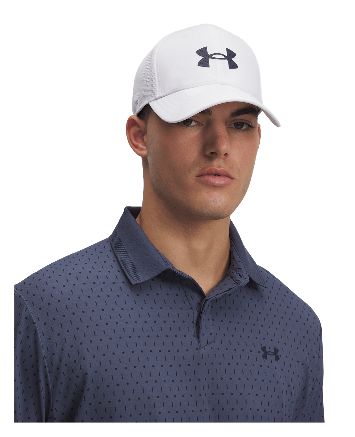 Under Armour Accessories White/MidnightNavy / OSFM Men's UA Iso-Chill Drive Classic Adjustable Cap