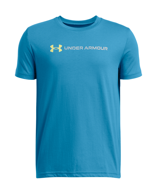 Under Armour Apparel Boys' UA Logo Wordmark Short Sleeve