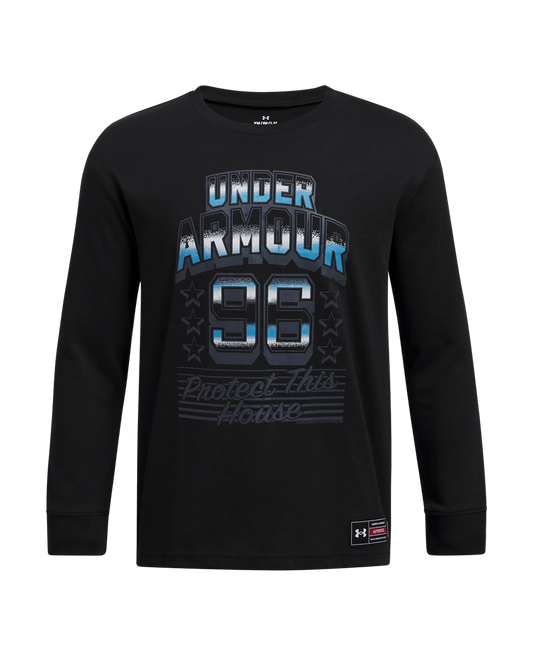 Under Armour Apparel Boys' UA Conference Champs Logo Long Sleeve