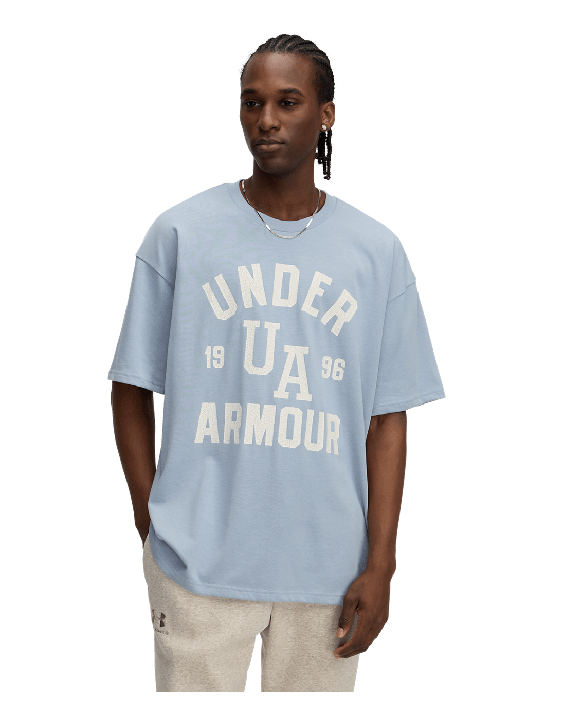 Under Armour Apparel Men's UA Heavyweight Varsity Oversized Short Sleeve