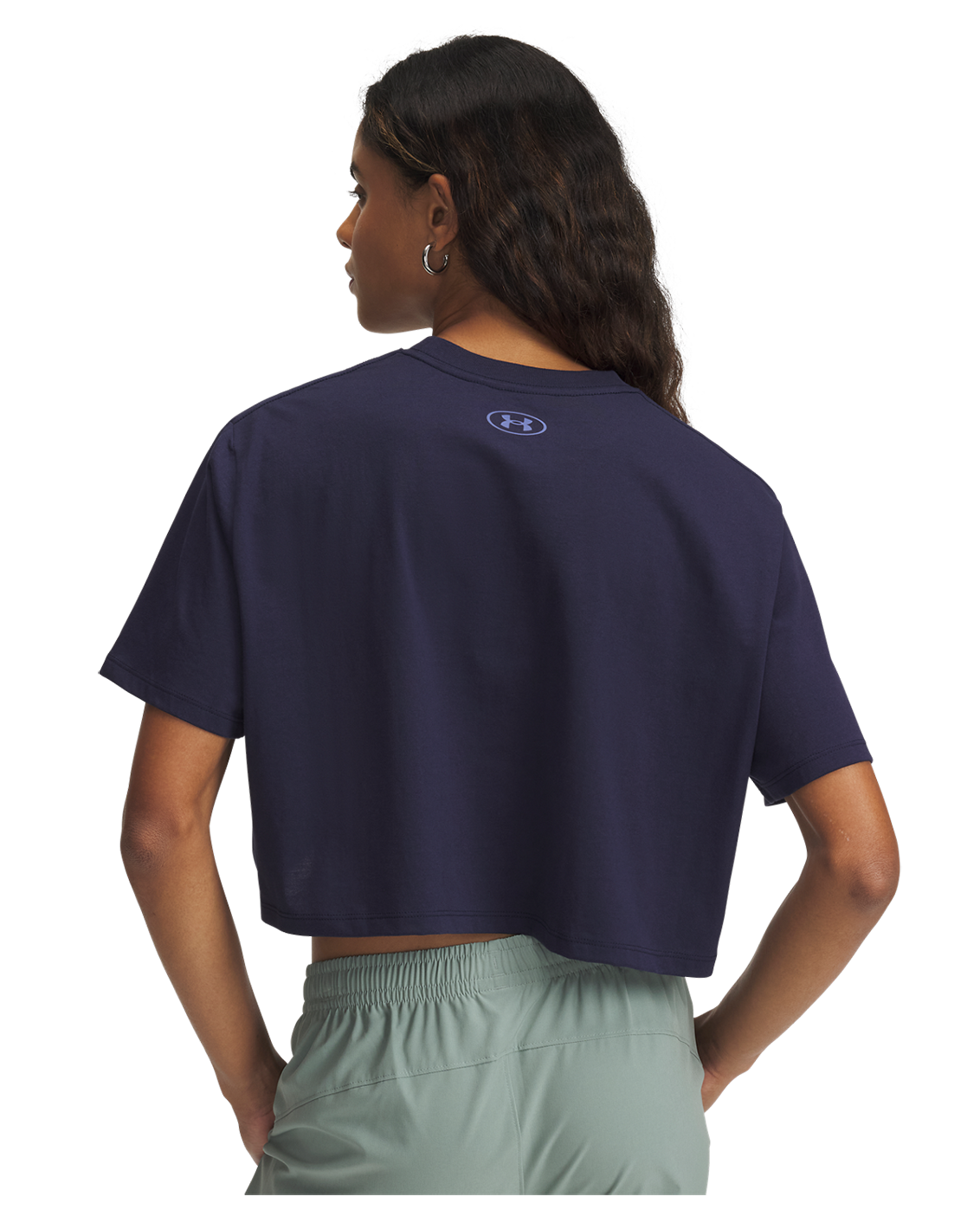 Women's UA Script Boxy Crop Short Sleeve