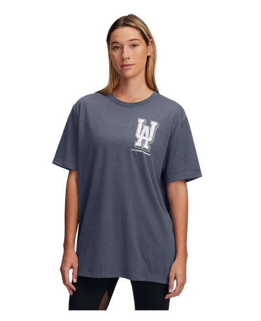 Under Armour Apparel Women's UA Collegiate Oversized Short Sleeve