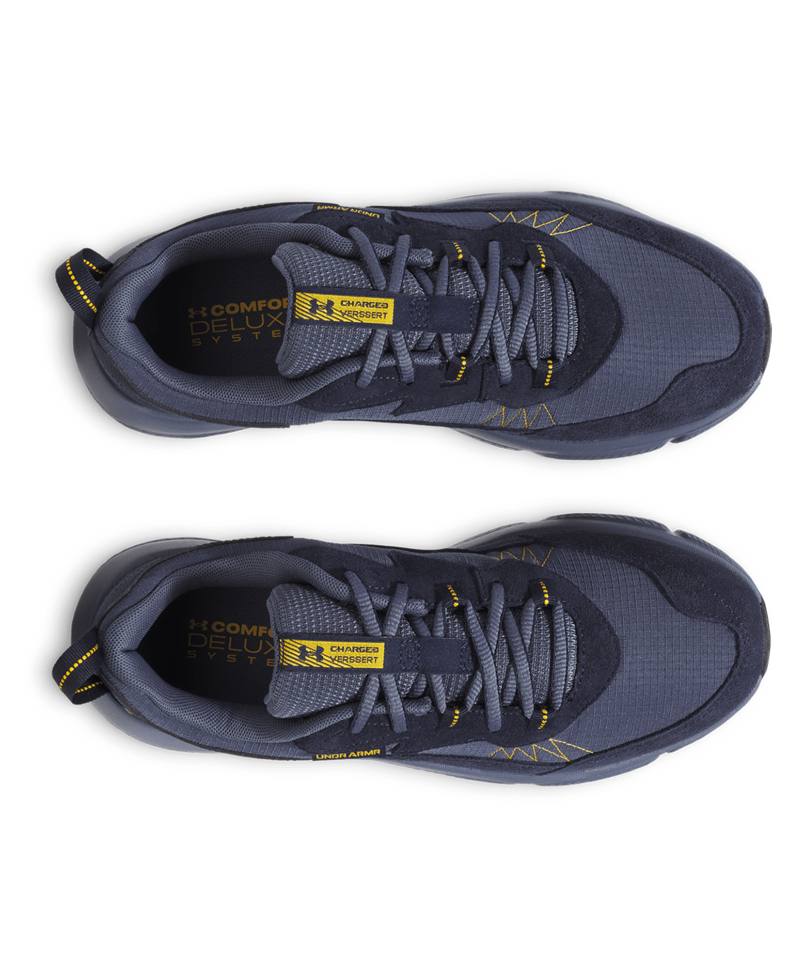 Under Armour Footwear Mens Charged Verssert 2 - DownpourGray/MidnightNavy/CampusGold