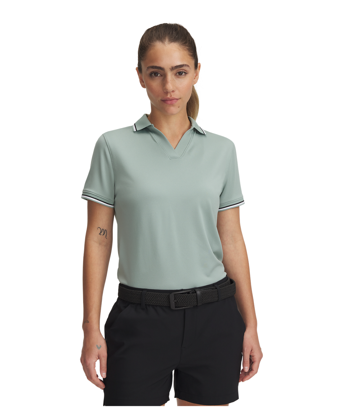 Women's UA Drive Rib Short Sleeve Polo