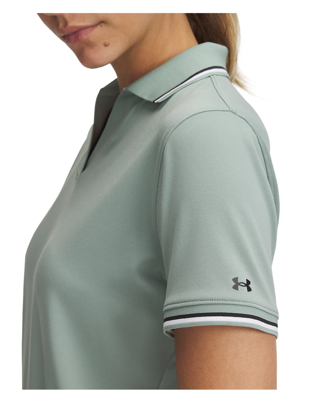 Under Armour Apparel Women's UA Drive Rib Short Sleeve Polo