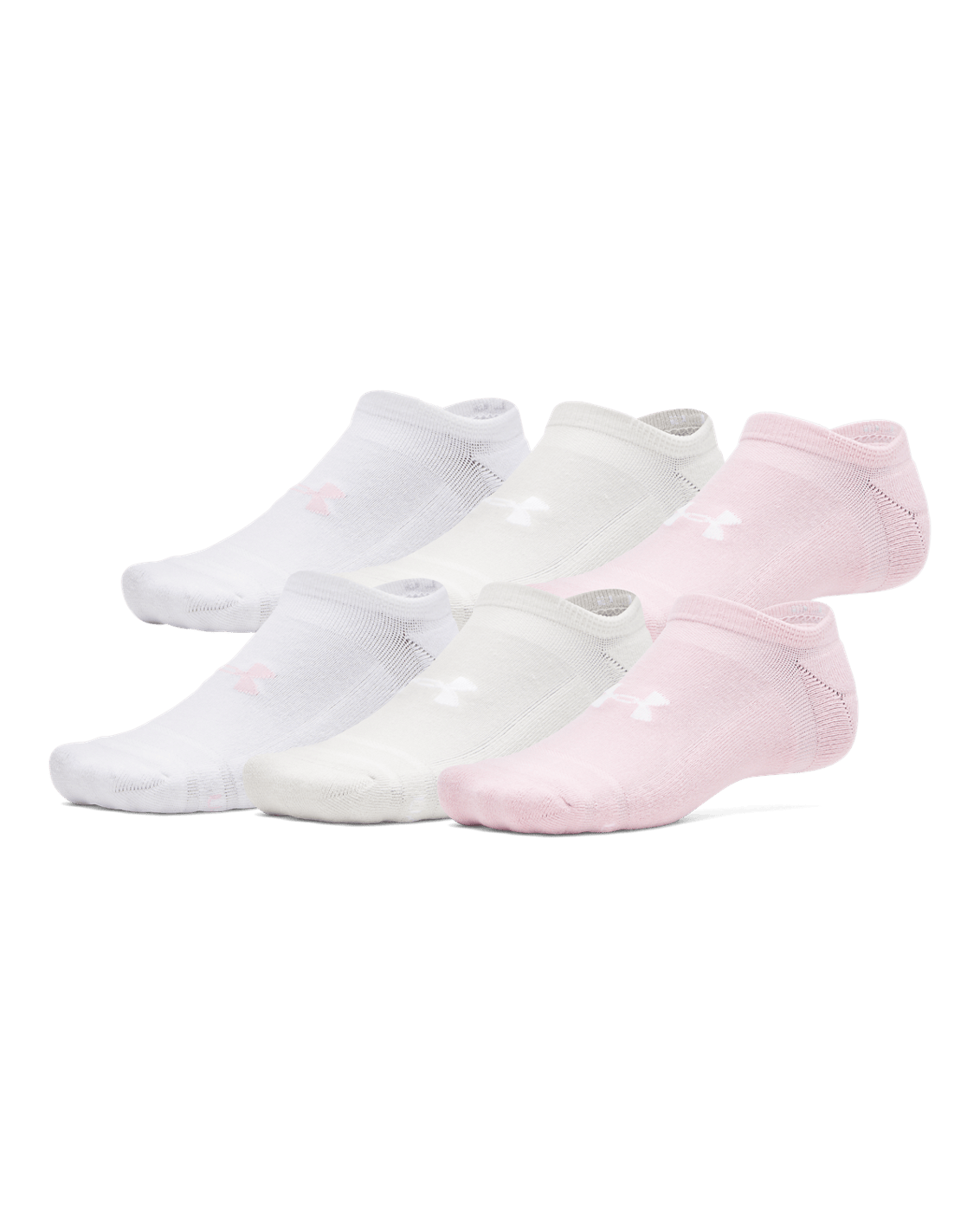 Under Armour Accessories UA Essential Cushion Unisex 6-Pack No Show Socks