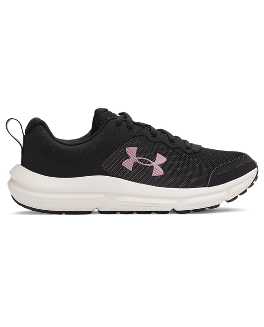 Under Armour Footwear Womens Charged Assert 10 - BLK/TormalinPNK/MetlTormalnPNK