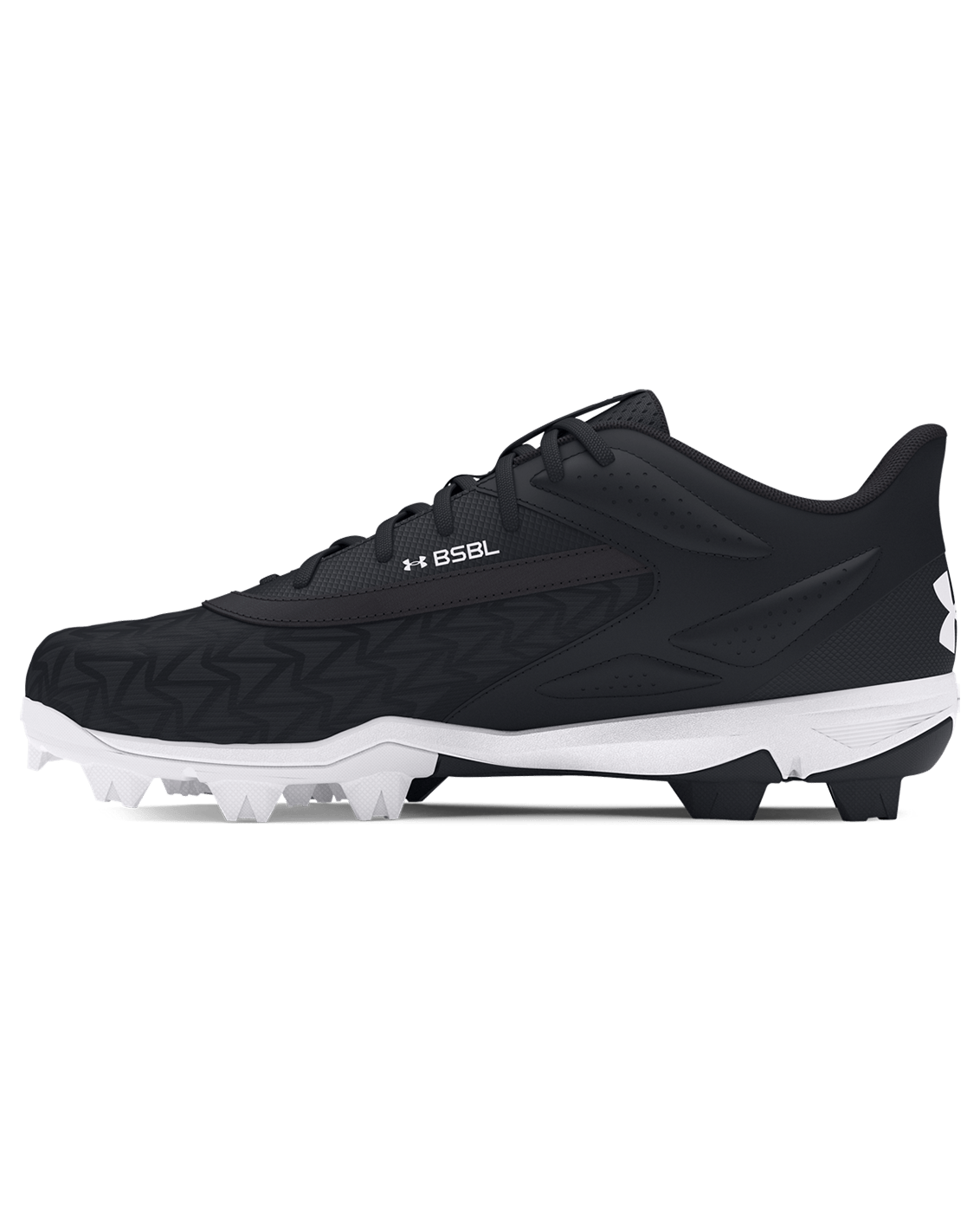 Under Armour Footwear Mens UA Leadoff Low RM 3.0 - Black/Black/White
