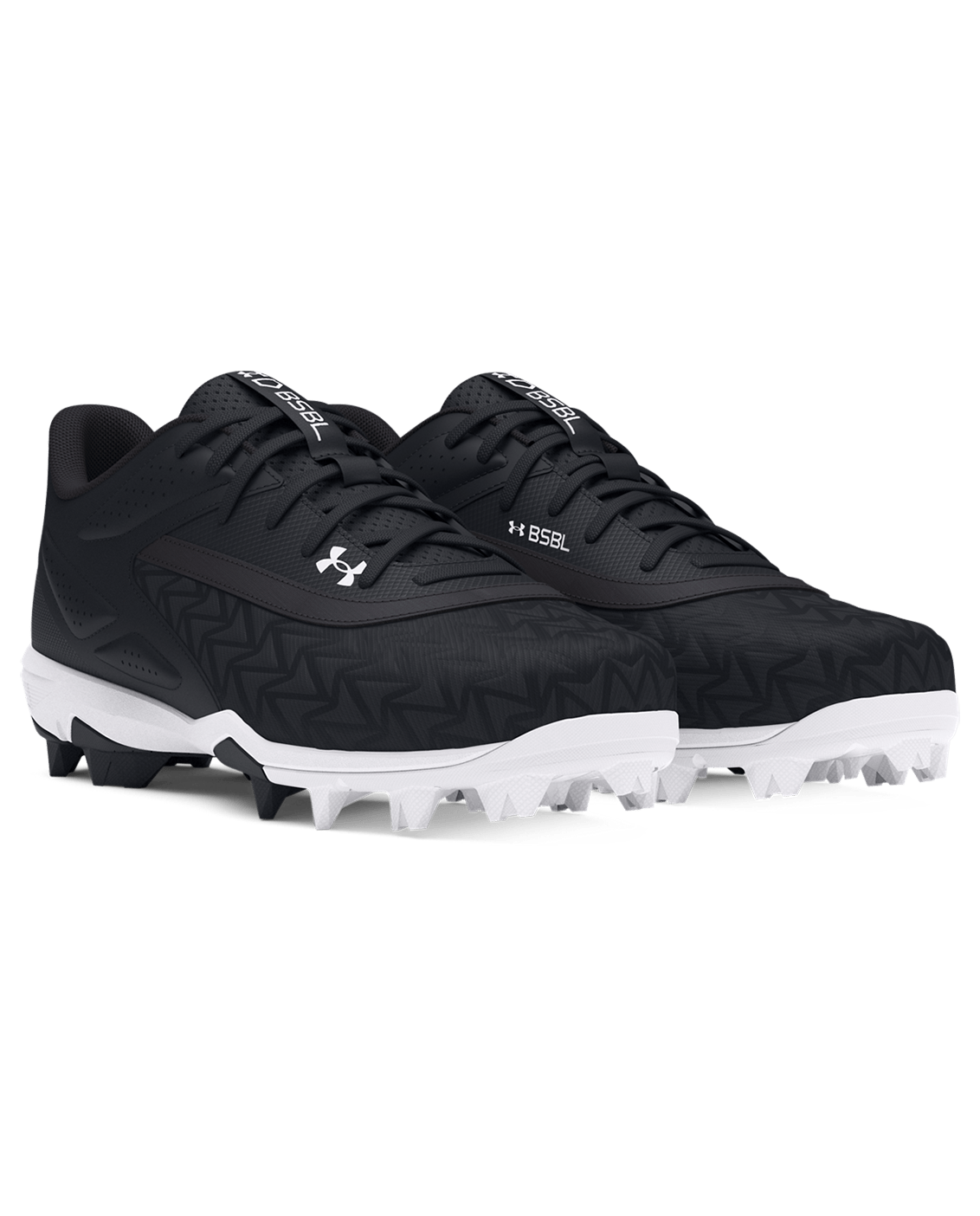 Under Armour Footwear Mens UA Leadoff Low RM 3.0 - Black/Black/White