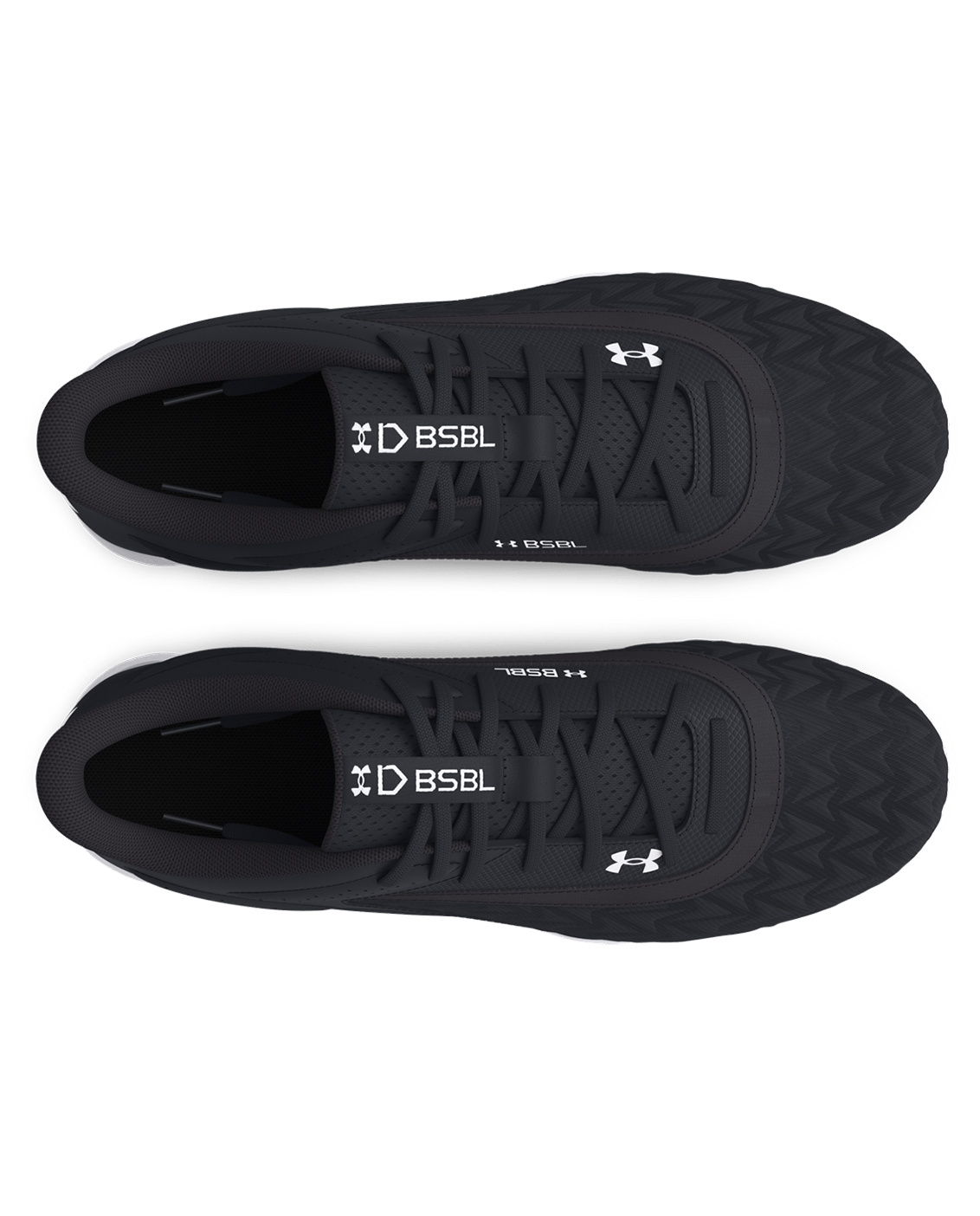 Under Armour Footwear Mens UA Leadoff Low RM 3.0 - Black/Black/White