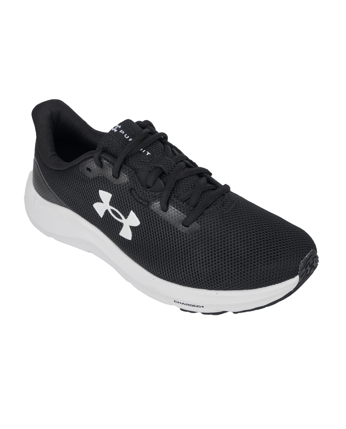 Under Armour Footwear Mens UA Charged Pursuit 4 - Black/Black/White