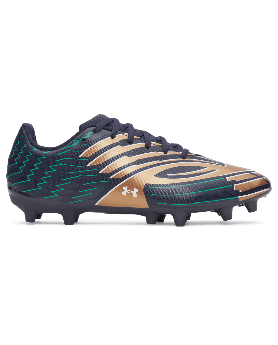Under Armour Unisex Mach 1 Club FG - MidnightNavy/White/MetallicCopperOre