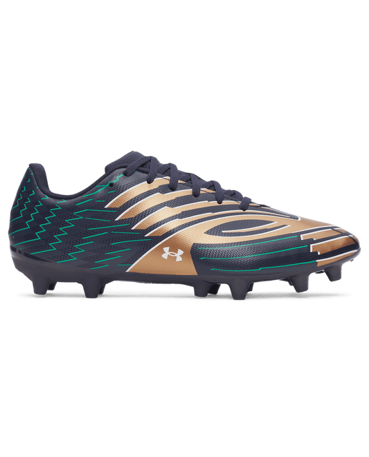 Under Armour Unisex Mach 1 Club FG - MidnightNavy/White/MetallicCopperOre