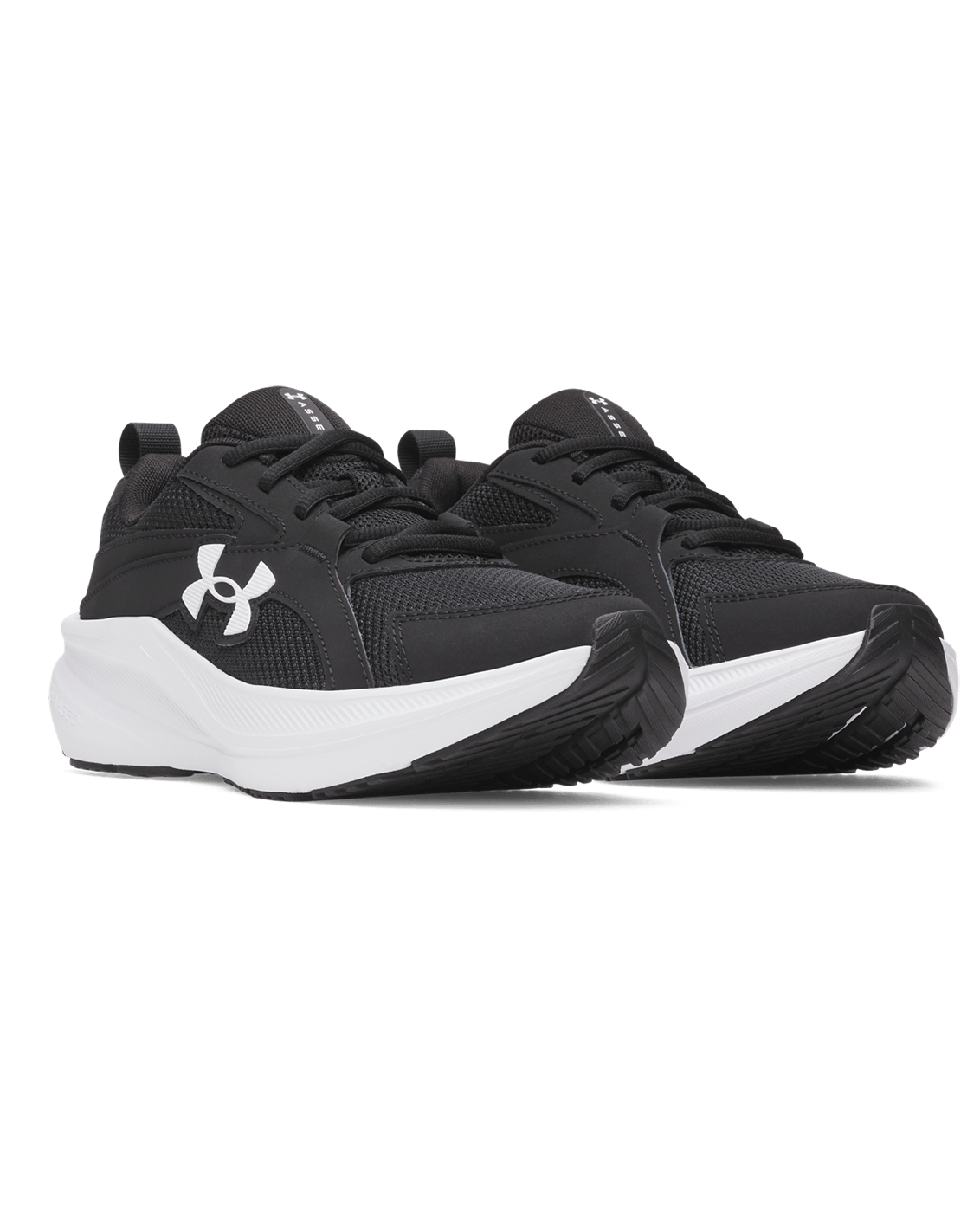 Under Armour Footwear Boys BGS Assert 11 - Black/Black/White