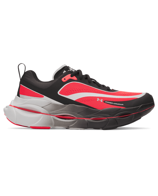 Under Armour Footwear Mens Halo Racer - Black/RacerRed/DistantGray