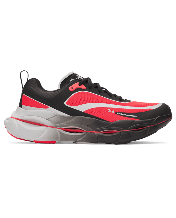 Under Armour Footwear Mens Halo Racer - Black/RacerRed/DistantGray