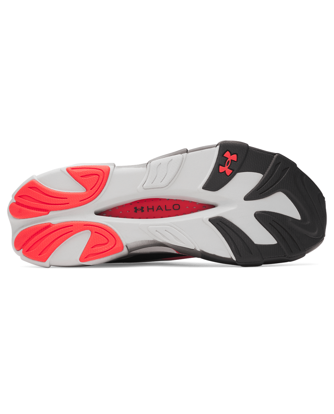 Under Armour Footwear Mens Halo Racer - Black/RacerRed/DistantGray
